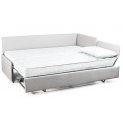 diavno doppio letto estraibile con cuscino arredo cilindrico 