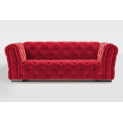 Divano capitonnè , rivestimento in velluto 